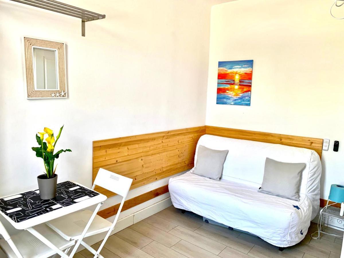 Blue Summer Vibes Mini Studio For Two, Ac, Parking, Beach At 50M, Spa Access -2 La Ciotat Exteriör bild